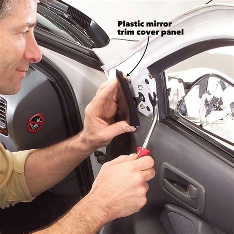 how to replace left side mirror